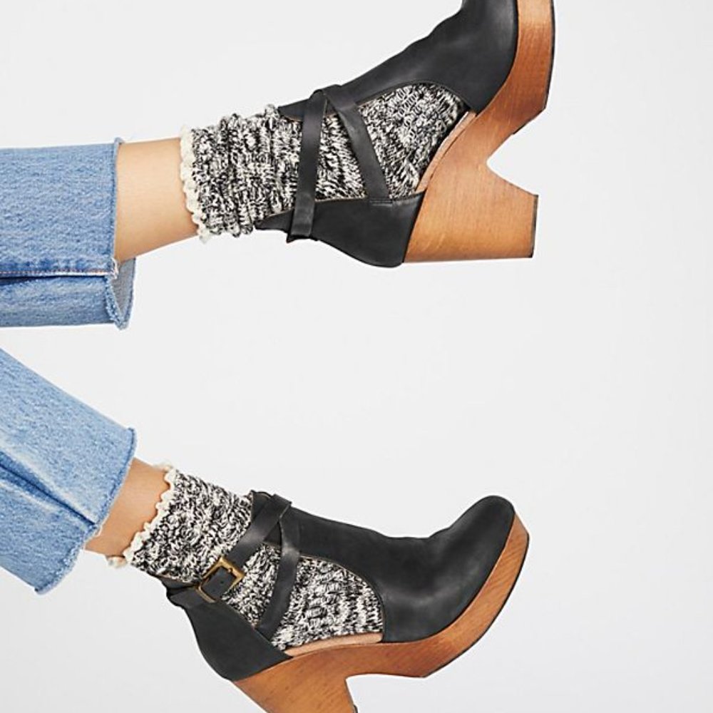 Free People Cedar Clog Boots